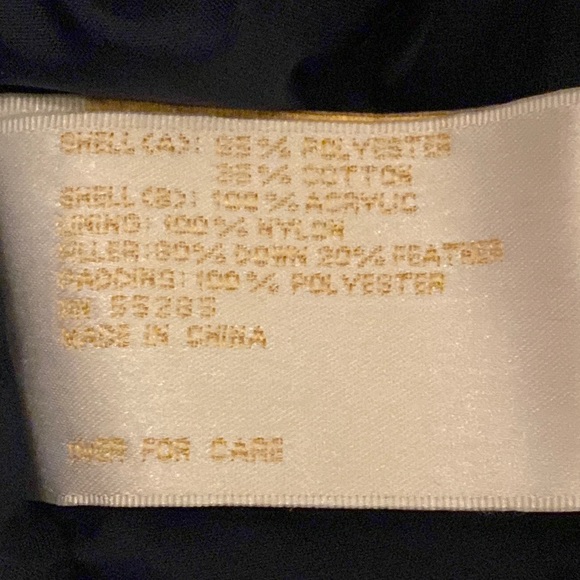 Express Athletique~ Down Filled parka Coat Vintage - Picture 8 of 8